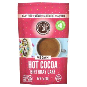 Coconut Cloud Cacau Quente Vegano Bolo de Aniversário 198 g (7 oz)