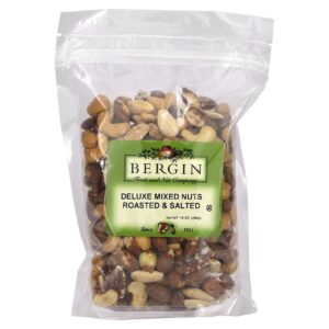 Bergin Fruit and Nut Company Nozes Mistas Deluxe Torradas e Salgadas 454 g (16 oz)