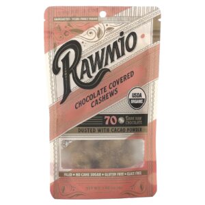 Rawmio Castanha de Caju Coberta com Chocolate Chocolate Amargo a 70% 567 g (2 oz)