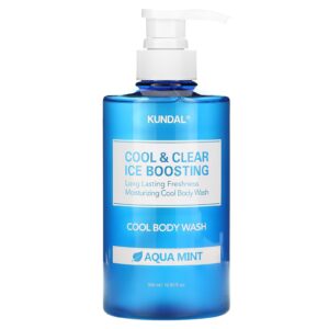 Kundal Ice Boosting Cool & Clear Sabonete Líquido Cool Menta Aqua 500 ml (169 fl oz)