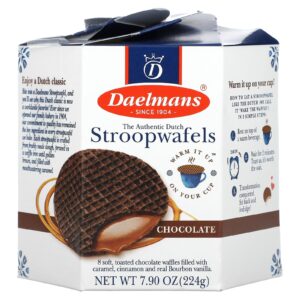 Daelmans Stroopwafels Chocolate 8 Waffles 224 g (79 oz)