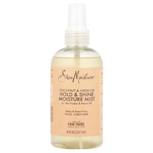 SheaMoisture Hold & Shine Hidratação com Proteína de Seda e Óleo de Neem Coco e Hibisco 237 ml (8 fl oz)