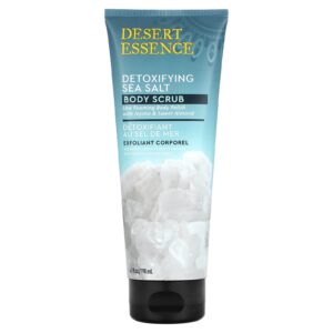 Desert Essence Esfoliante Corporal Desintoxicante de Sal Marinho 198 ml (67 fl oz)