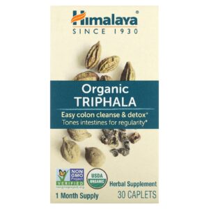 Himalaya Triphala Orgânica 30 Cápsulas