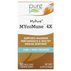 Pure Essence MyPure MYcoMune 4X 30 Vegi-Caps