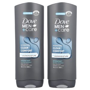 Dove Men+Care Clean Comfort Sabonete Líquido Corpo e Facial Embalagem com 2 Unidades 532 ml (18 fl oz) Cada