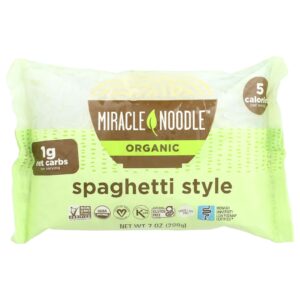 Miracle Noodle Macarrão Estilo Espaguete Orgânico 200 g (7 oz)