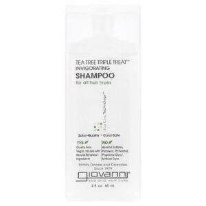 Giovanni Tratamento Triplo de Melaleuca Shampoo Revigorante Para Todos os Tipos de Cabelo 60 ml (2 fl oz)