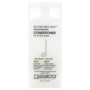 Giovanni Tratamento Triplo de Melaleuca Condicionador Revigorante Para Todos os Tipos de Cabelo 60 ml (2 fl oz)