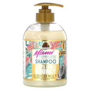 Okay Pure Naturals Cachos de Miami South Beach Shampoo Intensificador de Cachos Coco 473 ml (16 oz)