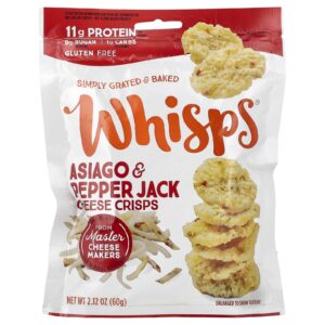 Whisps Salgadinhos de Queijo Asiago e Pepper Jack 60 g (212 oz)