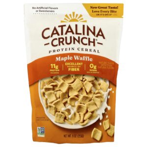 Catalina Crunch Cereal de Proteína Waffle com Xarope de Bordo 255 g (9 oz)