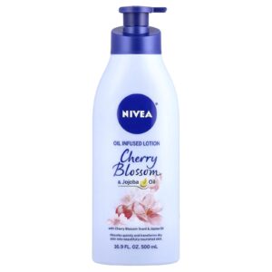 Nivea Loção com Infusão de Óleo Óleo de Jojoba e Flor de Cerejeira 500 ml (169 fl oz)