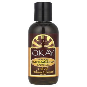 Okay Pure Naturals Óleo de Rícino Jamaicano 100% Puro® 118 ml (4 oz)