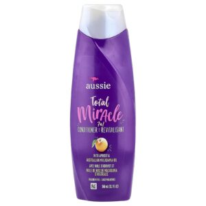 Aussie Total Miracle Condicionador 7 em 1 com Óleo de Macadâmia Australiana e Damasco 360 ml (121 fl oz)