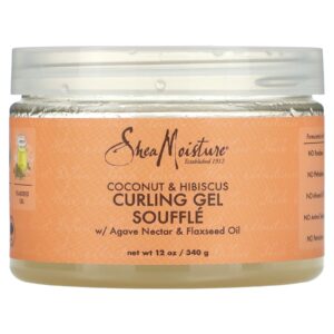 SheaMoisture Gel de Curling Suflê de Coco e Hibisco 340 g (12 oz)