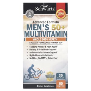 BioSchwartz Multivitamínico para Homens com Mais de 50 Anos 60 Cápsulas Vegetais