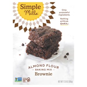 Simple Mills Mistura para Panificação de Farinha de Amêndoas Brownie 368 g (129 oz)