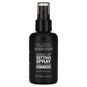 Palladio 4Ever + Ever Spray de Configuração de Maquiagem Acabamento Mate de Longa Duração 100 ml (34 fl oz)