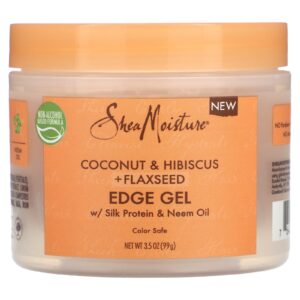 SheaMoisture Edge Gel Coco e Hibisco + Linhaça 99 g (35 oz)