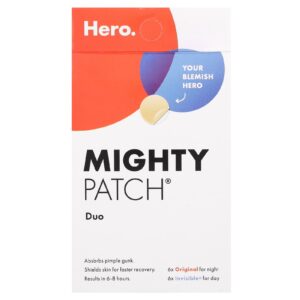 Hero Cosmetics Poderoso Patch Duo 6 Adesivos Originais + 6 Invisíveis