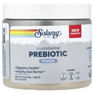 Solaray Mycrobiome® Prebiótico em Pó Sem Sabor 160 g (564 oz)