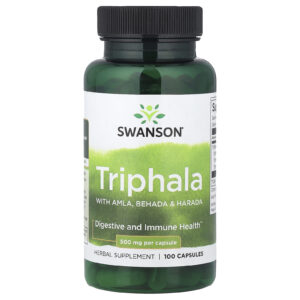 Swanson Triphala com Amla Behada e Harada 500 mg 100 Cápsulas