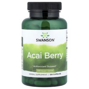 Swanson Açaí 500 mg 120 Cápsulas