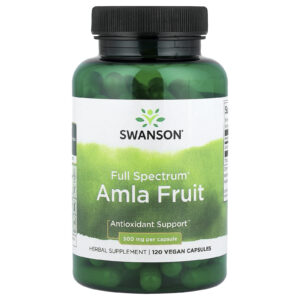 Swanson Amla Full Spectrum® 120 Cápsulas Veganas (250 mg por Cápsula)