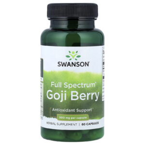 Swanson Full Spectrum® Goji Berry 500 mg 60 Cápsulas