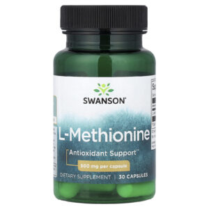 Swanson L-Metionina 500 mg 30 Cápsulas