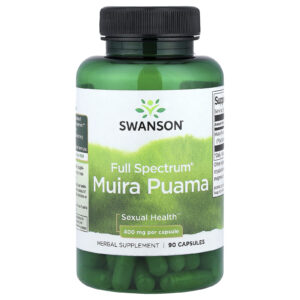 Swanson Muira Puama Full Spectrum® 400 mg 90 Cápsulas