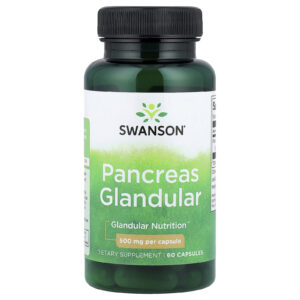 Swanson Pâncreas Glandular 500 mg 60 Cápsulas