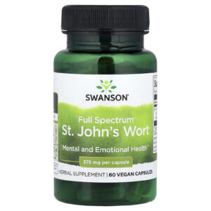 Swanson Erva-de-são-joão Full Spectrum® 375 mg 60 Cápsulas Veganas