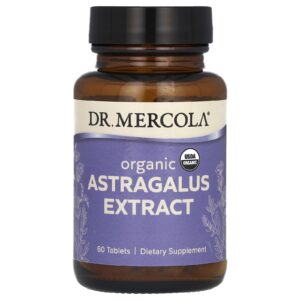 Dr. Mercola Extrato de Astragalus Orgânico 60 Comprimidos