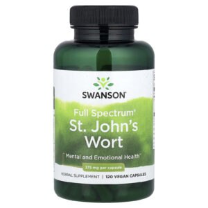 Swanson Erva-de-são-joão Full Spectrum® 375 mg 120 Cápsulas Veganas