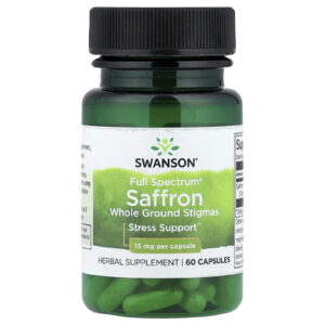 Swanson Full Spectrum® Saffron 15 mg 60 Cápsulas