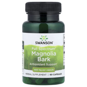 Swanson Casca de Magnólia Full Spectrum® 400 mg 60 Cápsulas