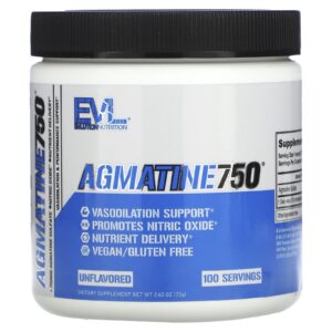 EVLution Nutrition Agmatine750 Sem Sabor 75 g (265 oz)