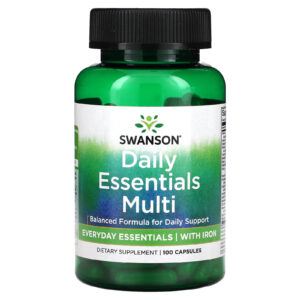 Swanson Multivitamínico Daily Essentials 100 Cápsulas