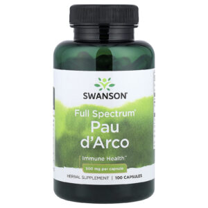 Swanson Pau dArco Full Spectrum® 500 mg 100 Cápsulas