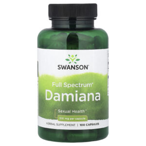 Swanson Damiana Full Spectrum® 510 mg 100 Cápsulas
