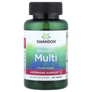 Swanson Suporte Multivitamínico + Hormonal para Mulheres 90 Comprimidos