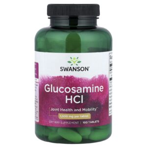Swanson Cloridrato de Glicosamina 1.500 mg 100 Comprimidos