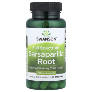 Swanson Raiz de Salsaparrilha Full Spectrum® 450 mg 60 Cápsulas
