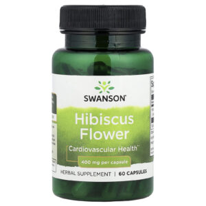 Swanson Flor de Hibisco 400 mg 60 Cápsulas
