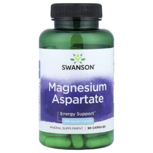 Swanson Aspartato de Magnésio 685 mg 90 Cápsulas