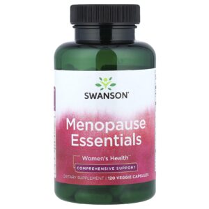 Swanson Menopause Essentials Saúde da Mulher 120 Cápsulas Vegetais