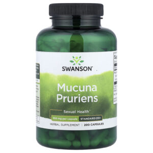 Swanson Mucuna pruriens Padronizado 350 mg 200 Cápsulas