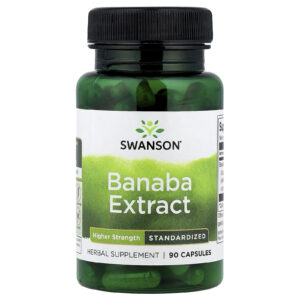 Swanson Extrato de Banaba 90 Cápsulas (60 mg por Cápsula)